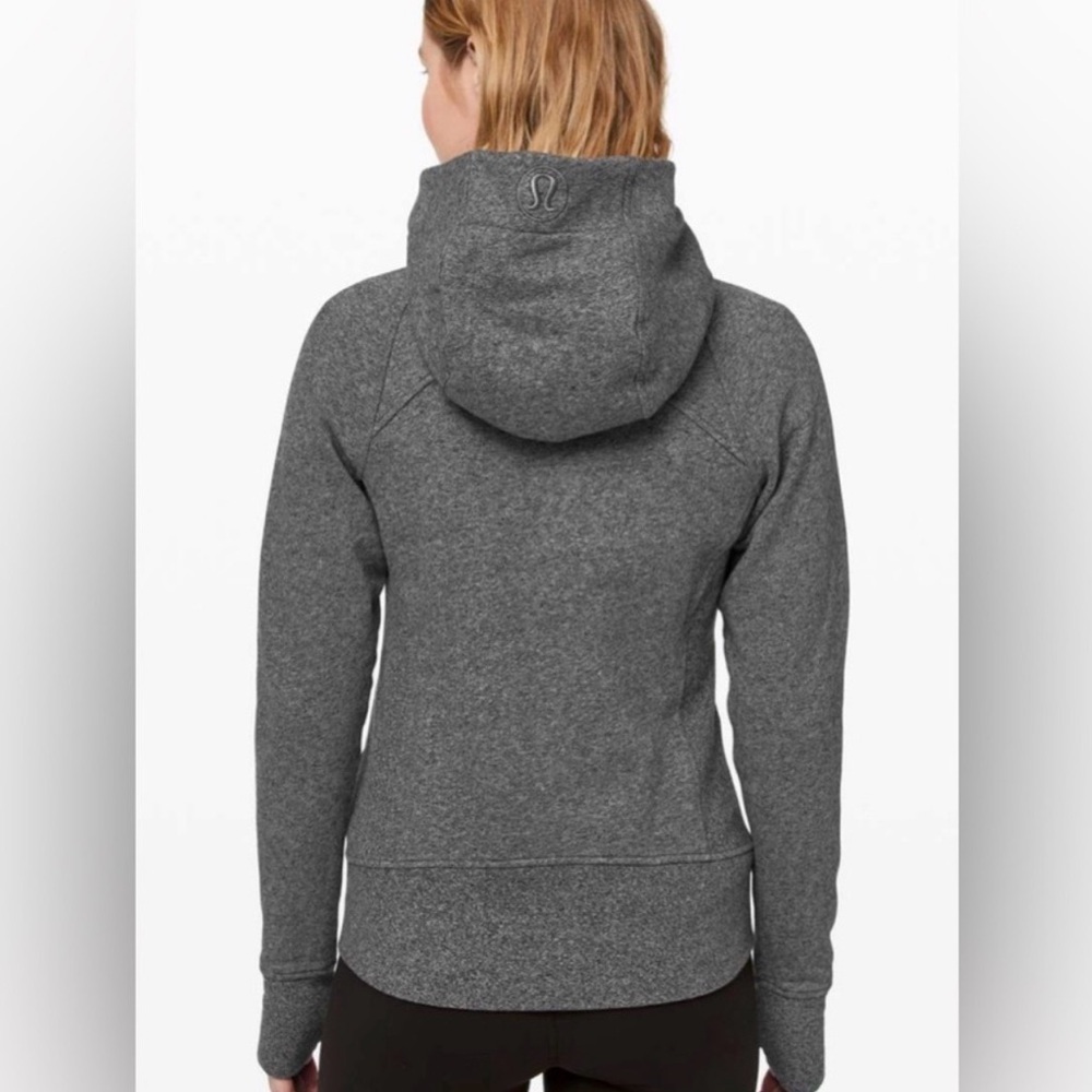 Lululemon full zip scuba hoodie heathered grey - Picture 5 of 12